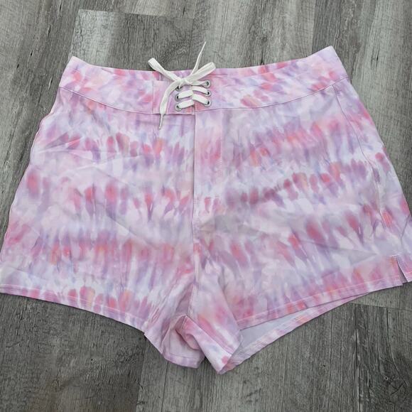 Billabong Boardshort Juniors 11 Keep it Mellow 2" Fixed Pink Multi Tie Dye NEW - Picture 1 of 8